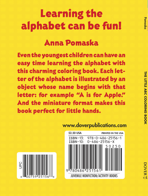 The Little ABC Coloring Book-Softcover - B6251561 The Little ABC Coloring Book-Softcover - B6251561