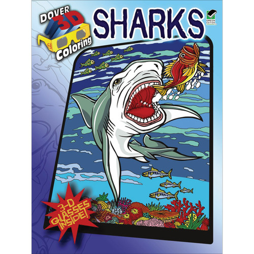 Sharks Coloring Book 3D-Softcover - B6484266 - 97804864842669780486484266