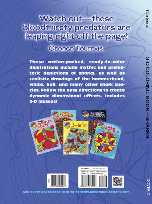 Sharks Coloring Book 3D-Softcover - B6484266