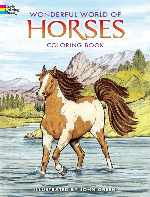 Wonderful World Of Horses Coloring Book-Softcover B6444659 - 97804864446599780486444659