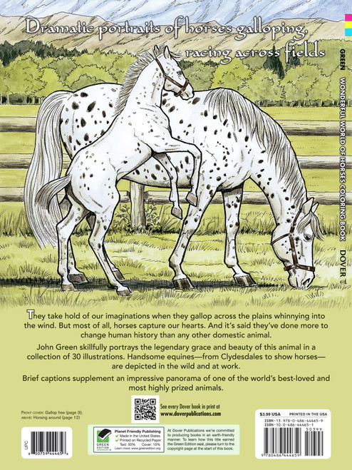 Wonderful World Of Horses Coloring Book-Softcover - B6444659 Wonderful World Of Horses Coloring Book-Softcover - B6444659