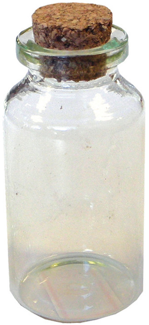 Craft Medley Mini Glass Containers W/Cork Lids 4/Pkg-7ml, 10ml, 15ml & 20ml GB800