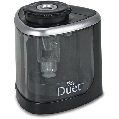 The Pencil Grip The Duet Pencil Sharpener-Black - TPG-364 The Pencil Grip The Duet Pencil Sharpener-Black - TPG-364