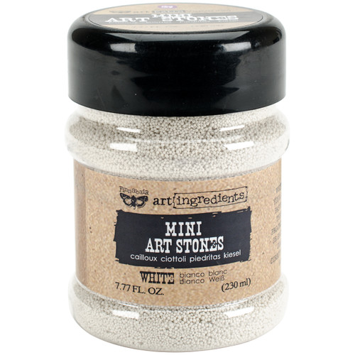 Finnabair Art Ingredients Mini Art Stones 7.77 Ounces-White - 963712 - 655350963712