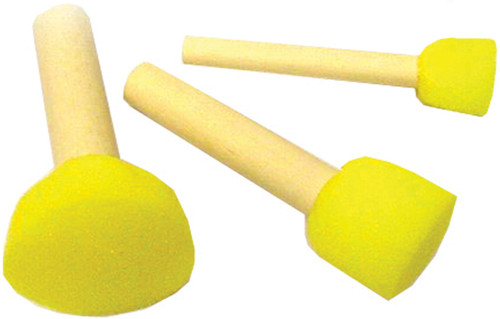 Color Factory Spounce It & Dab It Painting Sponges 3/Pkg-3.75", 1.5" & 1.25" - GB324