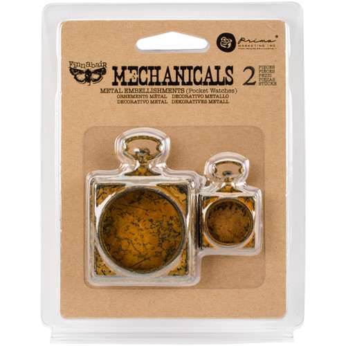 Finnabair Mechanicals Metal Embellishments-Pocket Watches 2/Pkg 963347 - 655350963347