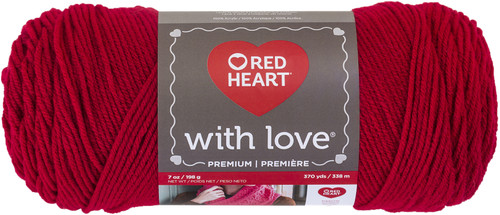 Red Heart With Love Yarn-Holly Berry E400-1909 - 073650817632