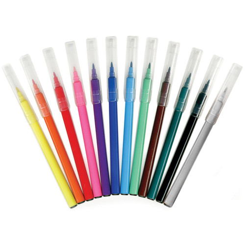 Color Factory Living In Color Markers .2mm Fine Tip 12/Pkg-Multicolor - PA470