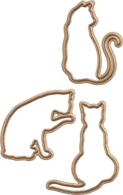 Spellbinders Shapeabilities Die D-Lites-Kitty Cats 1.15" To 1.85" - S2277 Spellbinders Shapeabilities Die D-Lites-Kitty Cats 1.15" To 1.85" - S2277