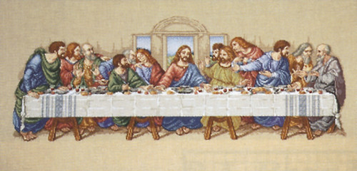 Janlynn Counted Cross Stitch Kit 26.5"X10"-The Last Supper (14 Count) 1149-11