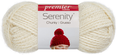 Premier Yarns Serenity Chunky Yarn Solid-Pristine -700-21 - 877503003223