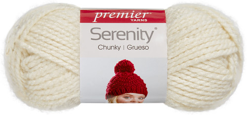 Premier Serenity Chunky Yarn-Pristine - 700-21 - 877503003223 Premier Serenity Chunky Yarn-Pristine - 700-21 - 877503003223