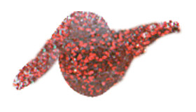 Tulip Dimensional Fabric Paint 4oz-Glitter - Red - FLG-3-4
