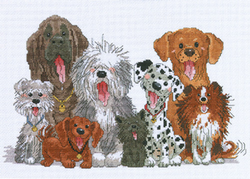 Janlynn/Suzy's Zoo Counted Cross Stitch Kit 15"X10"-Dogs Of Duckport (14 Count) 38-0178