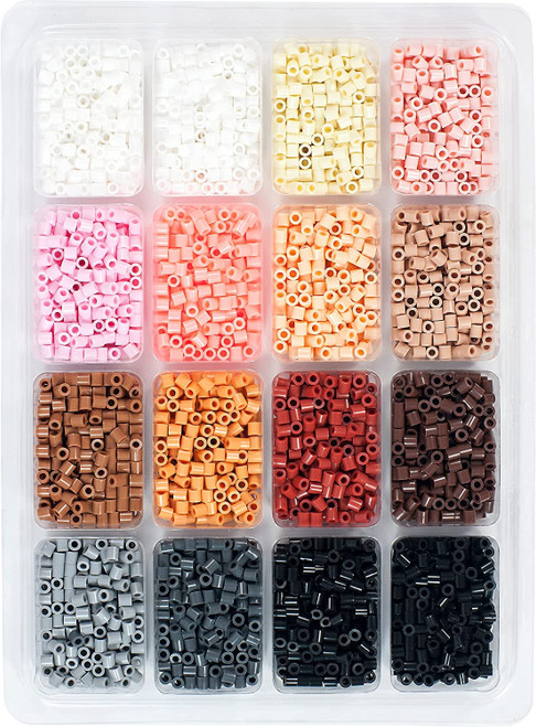 Perler Fused Bead Tray 4,000/Pkg-Neutral Color 80-17514