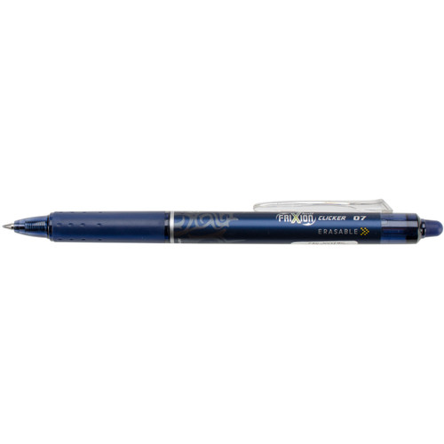 12 Pack Pilot FriXion Fine Point Clicker Erasable Pen Open Stock-Navy FXC-NVY - 072838314772