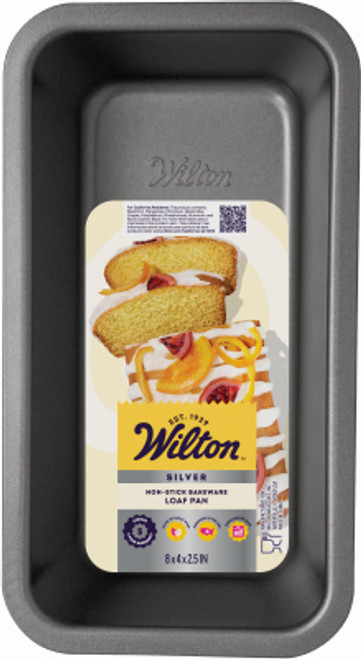 Silver Non-Stick Bakeware Loaf Pan, 8 x 4 In. - 191011502 - 070896176882