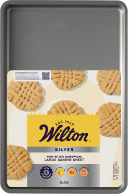 Silver Non-Stick Bakeware Large Baking Sheet, 17 x 11 In. - 191011718 - 070896177841
