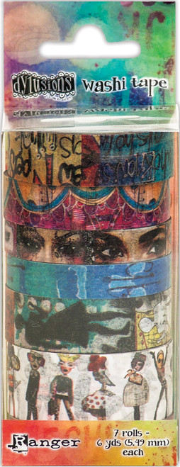 Dyan Reaveley's Dylusions Washi Tape Set-Set #2-7 Rolls - DYWASHI-59950 - 789541059950