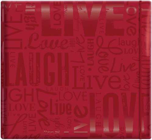MBI Gloss Post Bound Album 12"X12"-Live, Love & Laugh - Red - 848115 - 046909481151 MBI Gloss Post Bound Album 12"X12"-Live, Love & Laugh - Red - 848115 - 046909481151