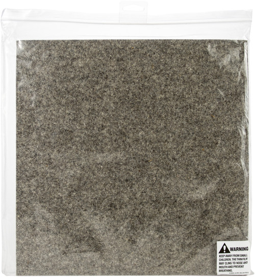 Mountain Mist Wool Pressing Mat 13.5"X13.5"X.5"-Grey - B00418 Mountain Mist Wool Pressing Mat 13.5"X13.5"X.5"-Grey - B00418