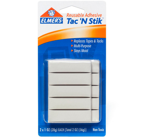 Elmer's Tac 'n Stik Reusable Adhesive Putty 2oz98620LMR - 072161986202