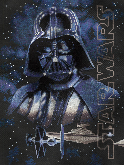 Dimensions Star Wars Counted Cross Stitch Kit 9"X12"-Darth Vader (14 Count) - 70-35381