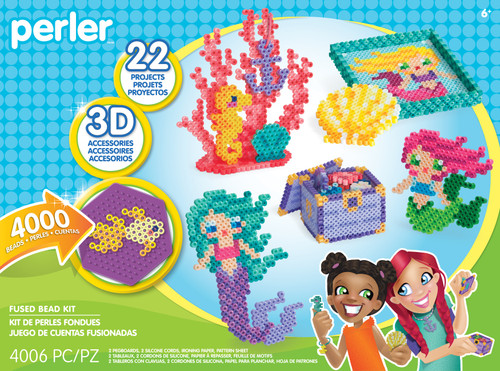 Perler Deluxe Fused Bead Kit-Mermaid 80-54311 - 048533543113