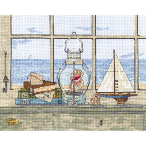 Janlynn Counted Cross Stitch Kit 14"X11"-Sea Breeze Vista (14 Count) - 07-0400 Janlynn Counted Cross Stitch Kit 14"X11"-Sea Breeze Vista (14 Count) - 07-0400