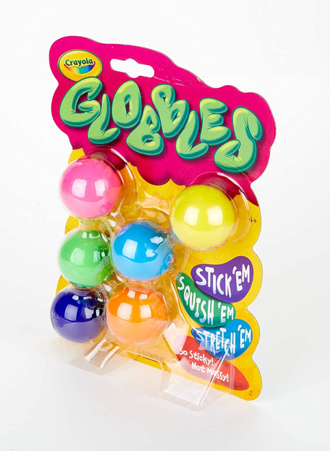 Crayola Globbles 6/Pkg-Assorted Colors - 74-7294