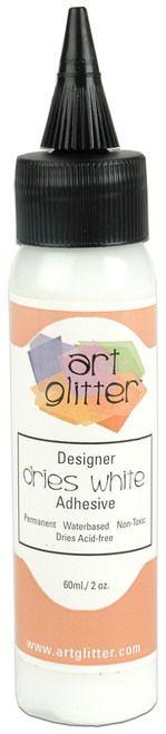 Art Institute Glitter Designer Dries White Adhesive-2oz DDW - 762048100202