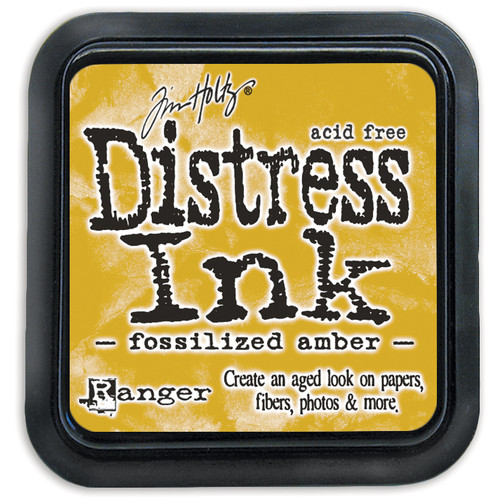 Tim Holtz Distress Ink Pad-Fossilized Amber - DIS-43225 - 789541043225 Tim Holtz Distress Ink Pad-Fossilized Amber - DIS-43225 - 789541043225