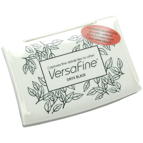 VersaFine Pigment Ink Pad-Onyx Black VF-082 - 712353380820