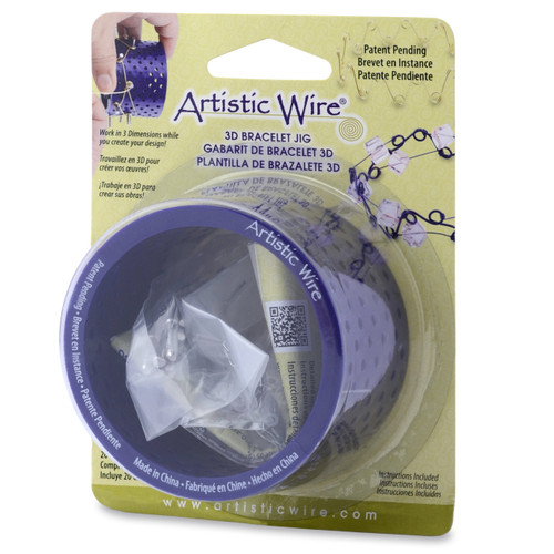 Artistic Wire 3D Bracelet Jig-With 20 Pegs - 228S-550 Artistic Wire 3D Bracelet Jig-With 20 Pegs - 228S-550