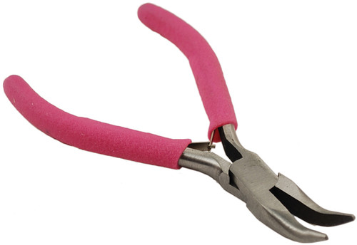 Craft Medley Curved Nose Pliers W/Soft Grip Handle-4.75" BT118