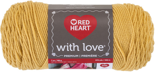 Red Heart With Love Yarn-Cornsilk - E400-1207 - 073650817359 Red Heart With Love Yarn-Cornsilk - E400-1207 - 073650817359