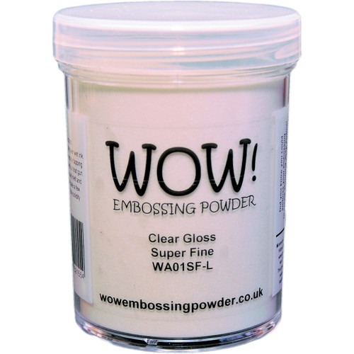 WOW! Embossing Powder Super Fine 15ml-Clear Gloss - WOW-SF-WA01 - 50602105200215060210520021