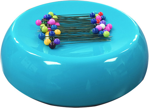 Grabbit Magnetic Pincushion W/50 Pins-Teal - 1262
