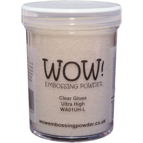 WOW! Embossing Powder 160ml-Clear Gloss Ultra High - WOW-LG-WA01U - 50602105215615060210521561