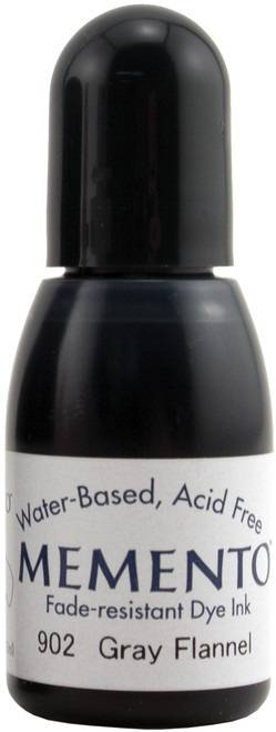 Memento Dye Ink Refill .5oz-Gray Flannel - RM000-902 - 712353239029