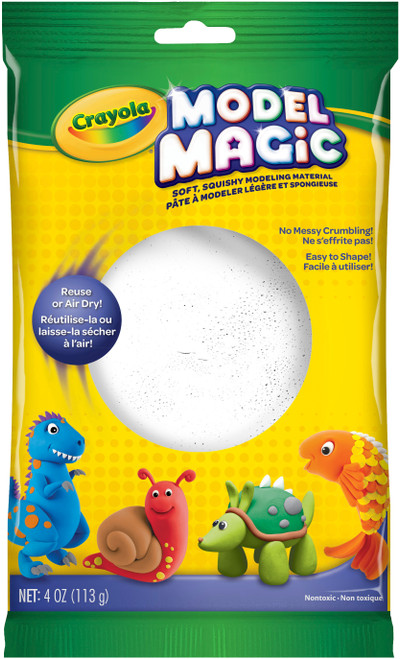 Crayola Model Magic 4oz-White 57-4401 - 071662544010