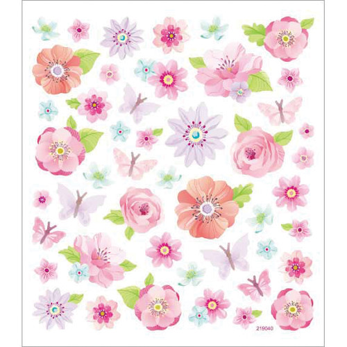 Sticker King Stickers-Pink Peonies SK129MC-4920