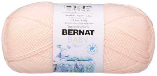 Bernat Baby Sport Big Ball Yarn - Solids-Peach Blossom - 163121-21510 - 057355311992