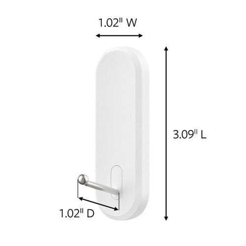 Command Medium Wire Hooks-White - 17068ES Command Medium Wire Hooks-White - 17068ES