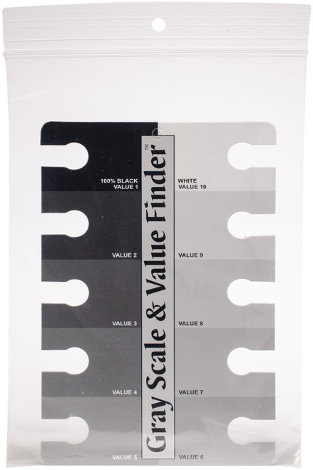 The Color Wheel Company Gray Scale & Value Finder-4"X6" - 3505 - 088107235051 The Color Wheel Company Gray Scale & Value Finder-4"X6" - 3505 - 088107235051