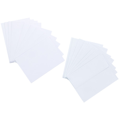American Crafts A7 Cards W/Envelopes (5.25"X7.25") 12/Pkg-White - AC71338