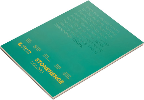 Stonehenge 100% Cotton Paper Pad 9"X12" 15 Sheets/Pkg-Multi-Color 250gsm - SCP9X12
