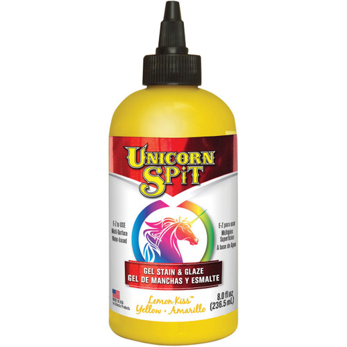 Unicorn Spit Wood Stain & Glaze 8oz-Lemon Kiss - 5771-004 - 076818004363
