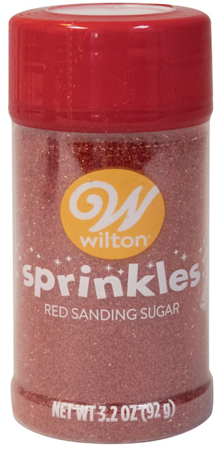 Wilton Sugar Sprinkles 3.25oz-Red W710-7-66 - 070896717665