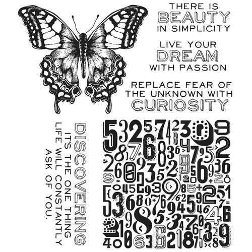 Tim Holtz Cling Stamps 7"X8.5"-Perspective - CMS-213 Tim Holtz Cling Stamps 7"X8.5"-Perspective - CMS-213